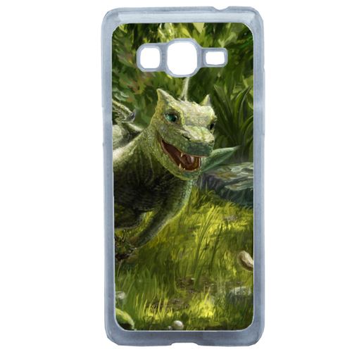 Coque Bébé Dragon Compatible Samsung Grand Prime Transparent