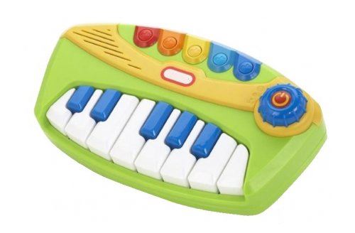 Clavier electronique vert et jaune poptunes - little tikes - instrument de musique - enfant