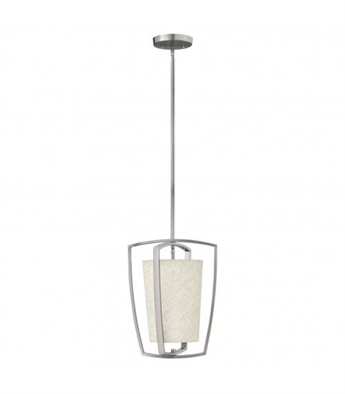 Suspension Blakely, nickel brossé, 1 ampoule