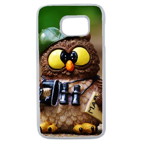 Coque Chouette Compatible Samsung Galaxy S6 Edge Plus Transparent