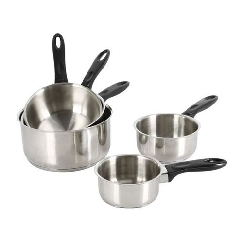 Crealys 501534 Set De 5 Casseroles Inox Induction