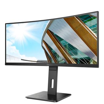 AOC Pro-line CU34P2A - P2 Series - écran LED - incurvé - 34" - 3440 x 1440 UWQHD @ 100 Hz - VA - 300 cd/m² - 3000:1 - 1 ms - 2xHDMI, DisplayPort - haut-parleurs - noir