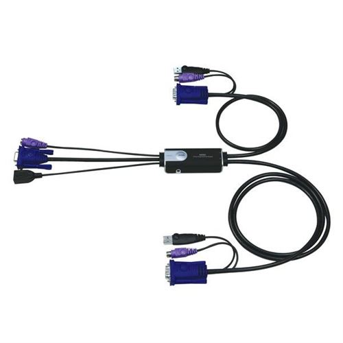 ATEN CS52A Hybrid - KVM / audio / USB switch - 2 poorten - desktop