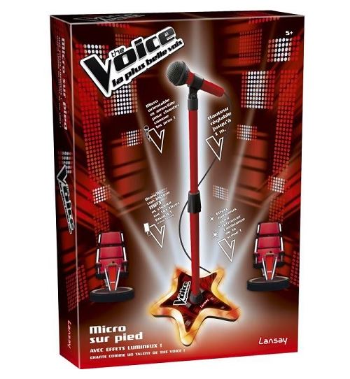 Micro sur pied the voice avec effets lumineux - hauteur max 1 m - jouet  enfant pour chanter - Instruments de musiques - Achat \u0026 prix | fnac