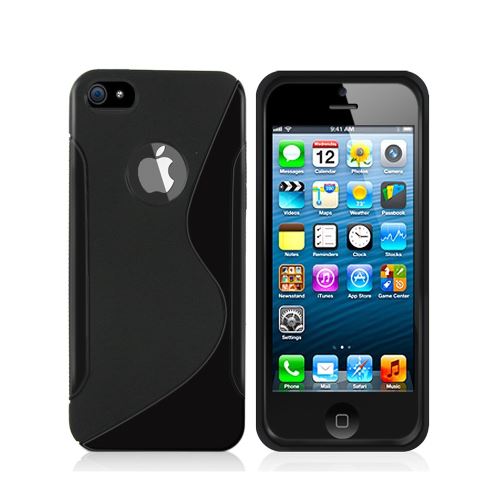 Coque Gel Vague S Pour Iphone 7 Plus - Noir