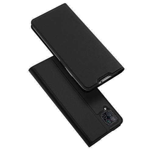 Etui en PU avec support noir pour votre Huawei P40 lite/Nova 7i/Nova 6 SE