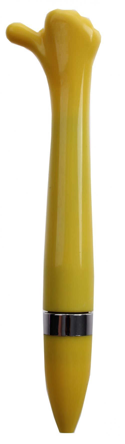 Toi-Toys stylo avec main 12 cm jaune