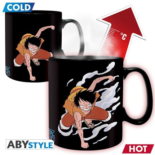 Abystyle Mug magique Luffy & Ace - One Piece- - Mugs et tasses