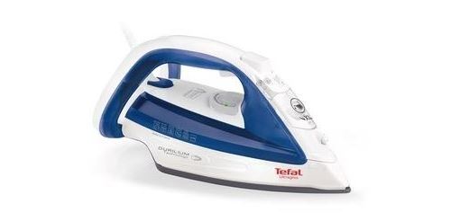 Fer à repasser Tefal ultragliss fv4913e0 semelle durilium 2500w bleu et blanc