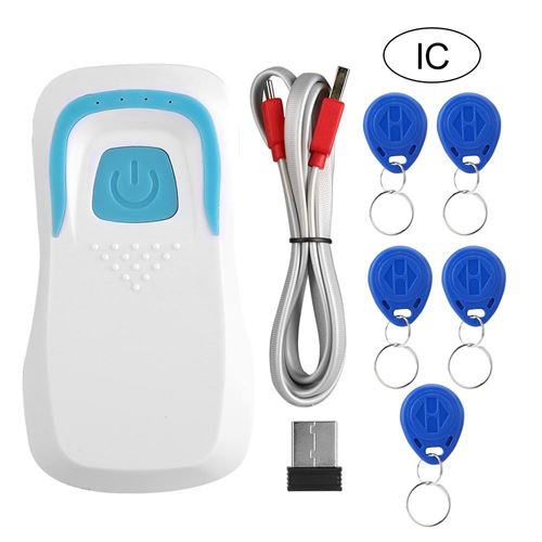Lecteur d'identification de cartes Bluetooth RFID / IC Card Scanner de Code Fréquence 13.56M / 125Khz (Blanc ID + Scaning)
