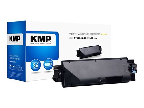 KMP Toner  K-T75B remplace Kyocera TK-5140K compatible noir 7000 pages