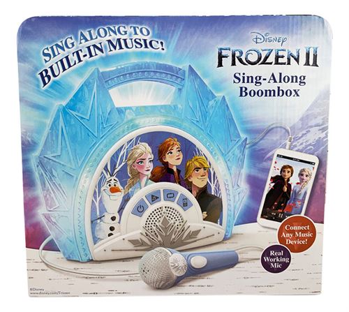 Karaoké avec micro Disney La Reine des Neiges II Sing-Along Boombox