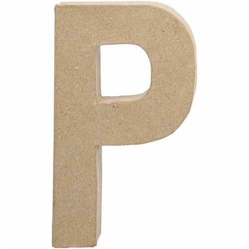 Creotime papier mâché lettre P 205 cm