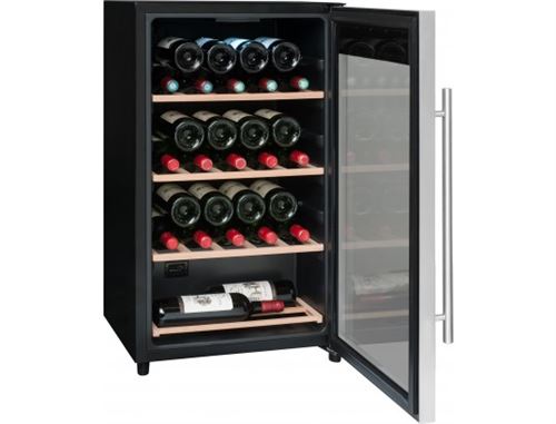 La Sommelière Service LS36A - Wijnkoeler - vrijstaand - breedte: 48 cm - diepte: 43 cm - hoogte: 83.8 cm - klasse G - roestvrij staal