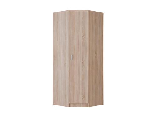Armoire d'angle OLESSIA - 1 porte - L.80 cm - Chêne