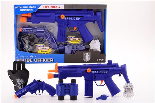 Jeu de police Deluxe en boite opensouch 6 pièces