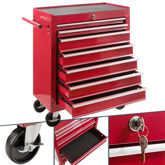 Servante Caisse A Outils D Atelier 7 Tiroirs Tools Chest Chariot