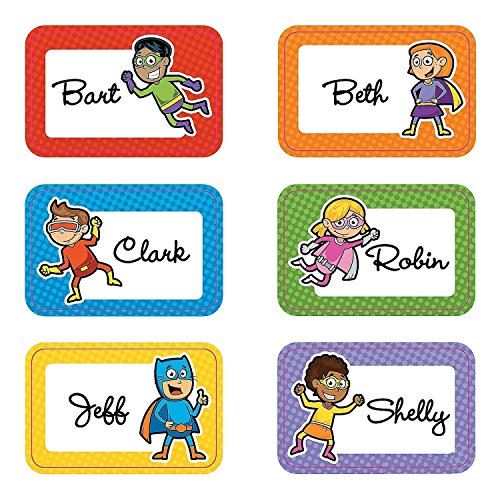Fun Express Superhero Name Tags (100 Pieces) School suppliesStationaryFunctions by FX
