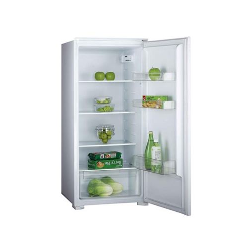 réfrigérateur 1 porte intégrable à glissière 54cm 201l a+ statique blanc - ab4201