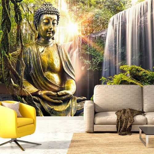 Papier peint - Buddhist Paradise - 200x140 - Orient -