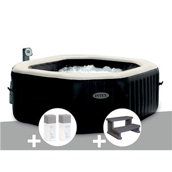 spa gonflable intex purespa octogonal bulles et jets 4 spa gonflable intex purespa octogonal bulles et jets 4