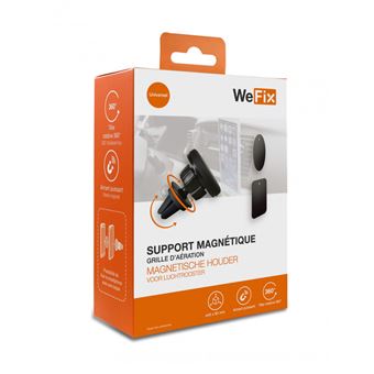 Support pour téléphone mobile Wefix Support Auto grille magnétique -  UVH400-02-A