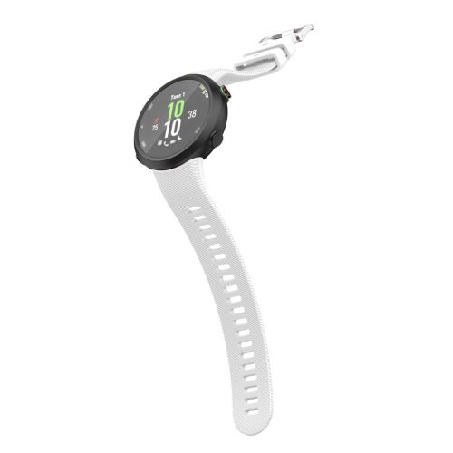 0€01 sur Bracelet de montre Compatible avec Garmin Forerunner 45, Silicone  - blanc, Montre, Top Prix