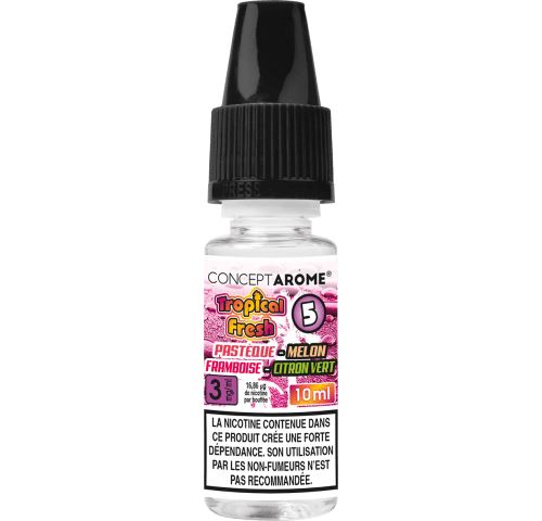 Conceptarôme - E-liquide Tropical Fresh N°5 – 3 mg.