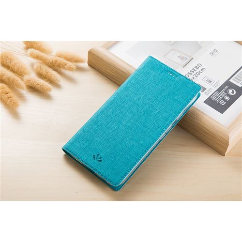 Etui en PU bleu pour votre LG V40 ThinQ