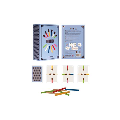 jeu cartesCOLORFOX - MATCHBOX HELVETIQ Multicolore 