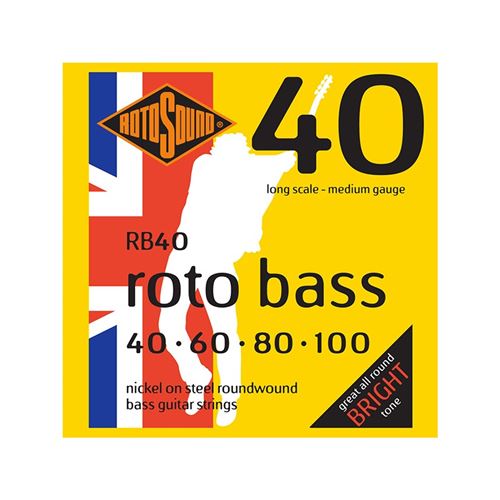 Rotosound Rb40 Roto Bass - Jeu De Cordes Basse - 40-100