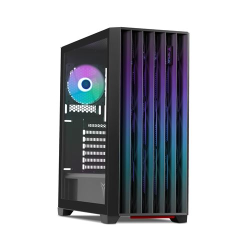 Yeyian Phoenix Mid Tower ARGB Verre Trempé USB-C Noir - Image 2