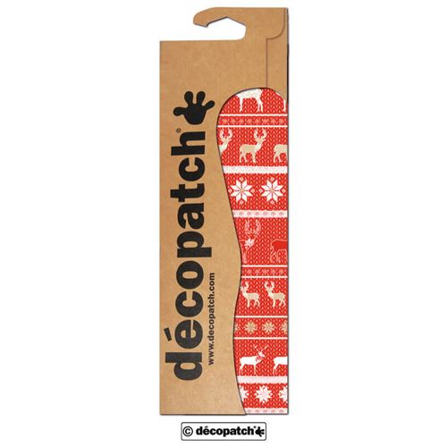 3 feuilles Décopatch - Rennes & Flocons 611