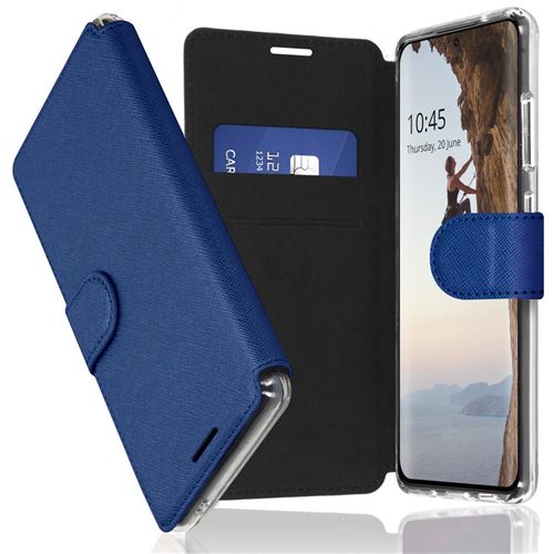 Étui de téléphone portefeuilXtreme Wallet Samsung Galaxy S22 - Bleu foncé Accezz