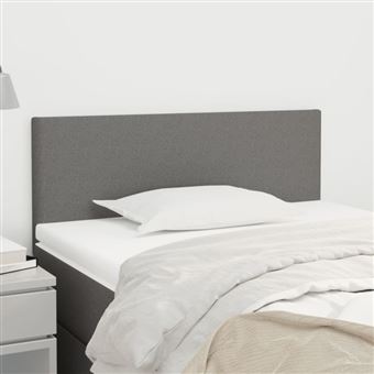 Tête de lit Gris foncé 80x5x78 88 cm Tissu - 1