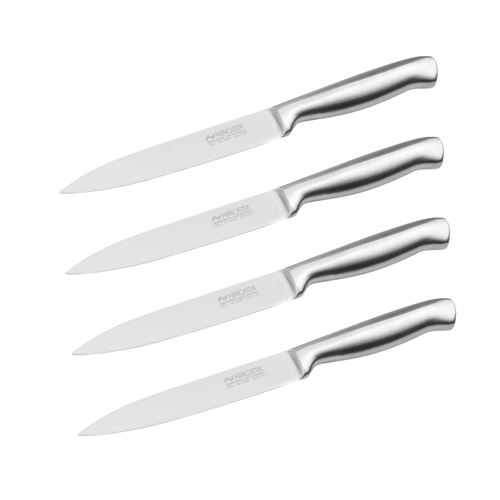 Non Communiqué Ensemble De 4 Couteaux De Cuisine Universel 24 Cm En Tout Nirosta Star