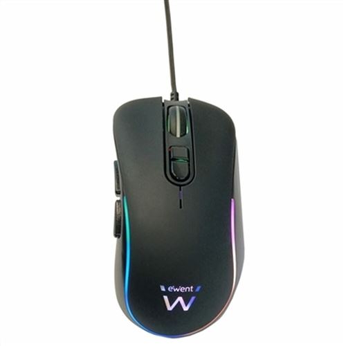 Ewent Noir Pl3302 Souris Gaming Droitier Usb Type-A Optique 3600 Dpi - Neuf - Image 2