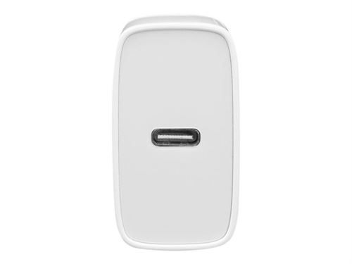 Ewent EW1320 - Adaptateur secteur - 20 Watt - 3 A - PD 3.0 (USB-C) - blanc