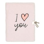 Journal Intime Peluche I Love You - Draeger Paris