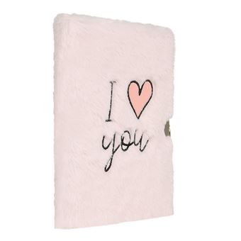 Journal Intime Peluche I Love You - Draeger Paris