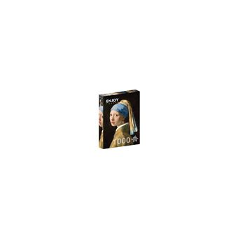 Puzzle 1000 pièces Enjoy - Johannes Vermeer : La Jeune Fille à la Perle - 1