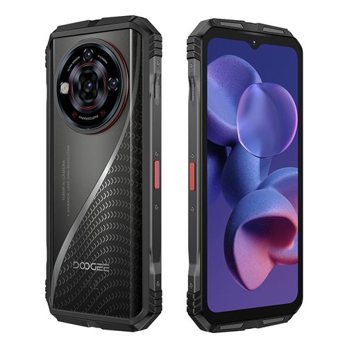 DOOGEE S118 PRO(Argent) Telephone Portable Android 14,24GO +512GO/TF 2TO,10800 mAh/33 W,6.6 FHD+120Hz,108MP+32MP Smartphone,NFC/OTG
