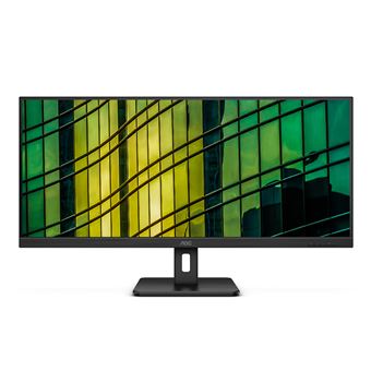 AOC Essential-line U34E2M/BK - Écran LED - 34" - 3440 x 1440 WQHD @ 100 Hz - VA - 300 cd/m² - 4000:1 - 4 ms - 2xHDMI, DisplayPort - noir mat