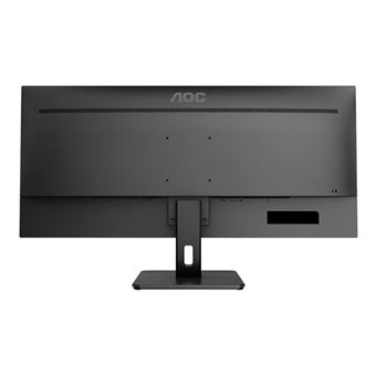 AOC Essential-line U34E2M/BK - Écran LED - 34" - 3440 x 1440 WQHD @ 100 Hz - VA - 300 cd/m² - 4000:1 - 4 ms - 2xHDMI, DisplayPort - noir mat