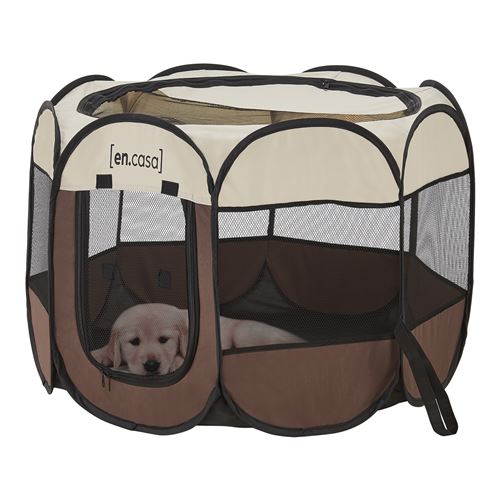 Parc pliable Telford pour animaux de compagnie 43 x 74 x 74 cm [en.casa]