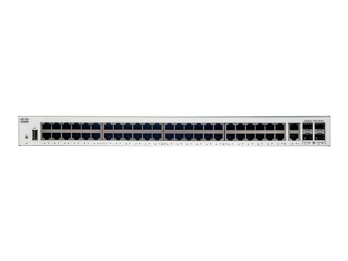 Cisco Catalyst 1000-48T-4G-L - Commutateur - Géré - 48 x 10/100/1000 + 4 x Gigabit SFP (liaison montante) - Montable sur rack