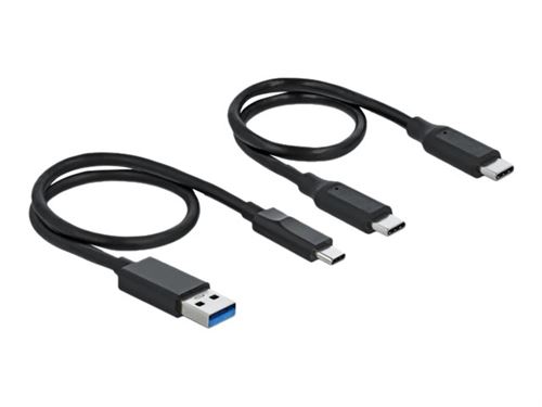 Dock USB pour SSD M2 type NVMe. Liaison 10GB type USB3.2 Gen2 avec fiche C.  Support UASP et TRIM