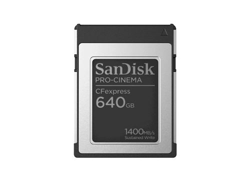 SanDisk Professional PRO-CINEMA CFexpress 640GB 1700/1500MBs