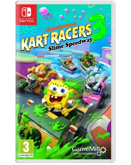 Nickelodeon Kart Racers 3 Slime Speedway Nintendo Switch