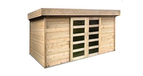 Solid Abri de jardin Stockholm 28 mm autoclave 36 x 24 m